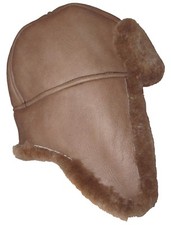 FELLTRADE DAMEN / HERREN LAMMFELL SCHAFFELL FLIEGERMÜTZE CHAPKA SCHAPKA BOMBER