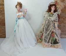 Porzellan Puppen Set Ashton Drake Sommertraum Braut Porzellanpuppe Hochzeit