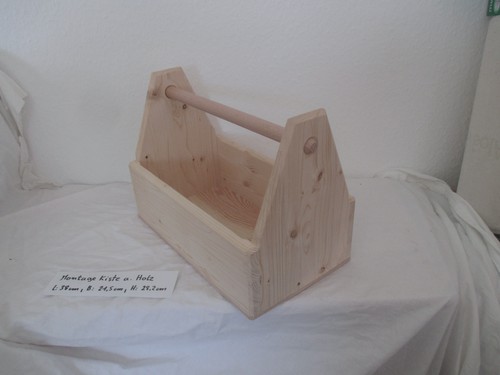 Montagekiste aus holz - montagekiste,