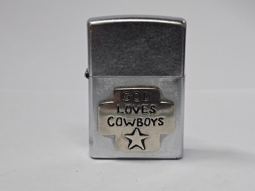 Original zippo god loves - original,
