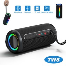 Bluetooth-Lautsprecher Bluetooth 5.3 Tragbare Musikbox Bluetooth Box mit TWS RGB