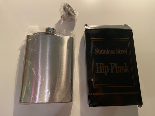 Flachmann set aus edelstahl - aus,