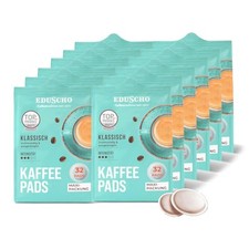 Eduscho Kaffeepads Vorratspack Maxi Packung, Klassisch, 384 Pads, 12 x 32 Pads