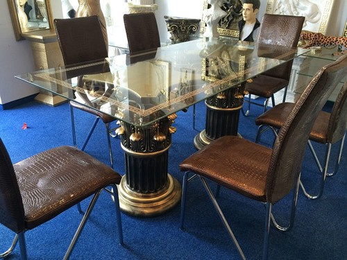Bronzo esstisch barockstil - esstisch,