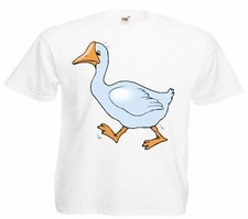 Motiv Fun T-Shirt Gänse beim