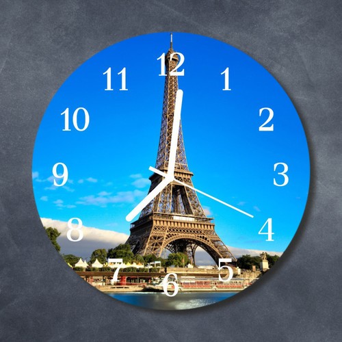 Tulup echt glas uhr wanduhr - echt-glas,