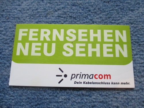 Aufkleber primacom - -,