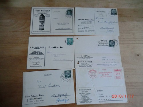 Ganzsachen postkarten - 20, ganzsachen/postkarten