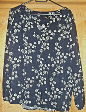 BPC bonprix collection Bluse - Tunika - Dunkelblau - Größe 42