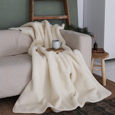Luxus Wolldecke Kaschmir