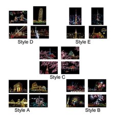 4 stück Scratch Papier Skizze