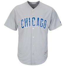MLB Baseball Trikot Chicago Cubs grau Road Cool base Majestic Jersey