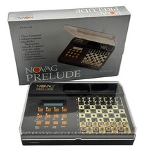 Novag Prelude Schachcomputer mit OVP Reiseschach Anleitung
