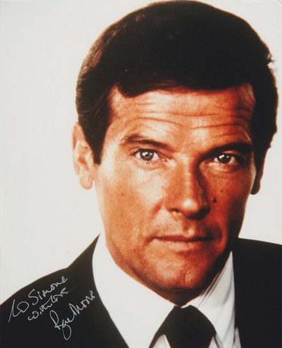 Roger moore original autogramm - moore,