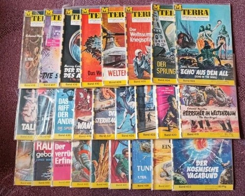 26x terra utopische - utopische, romane