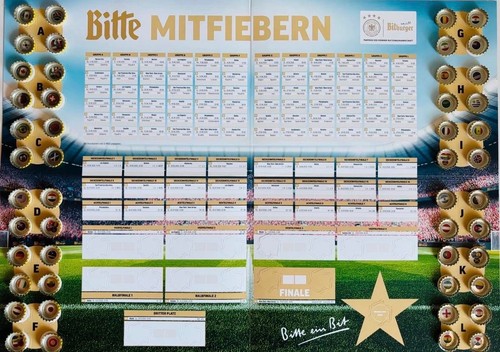 Bitburger spielplan xxl poster - xxl,