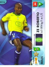 Panini Fussball Match Attax Trading Card Ze Roberto Brasilien Goal 2006 WM