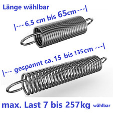 Zugfeder aus Federstahl oder