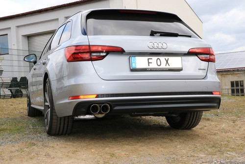 Fox edelstahl sportauspuff - edelstahl,