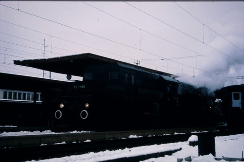 Dia 7596 dampflokomotive - br,