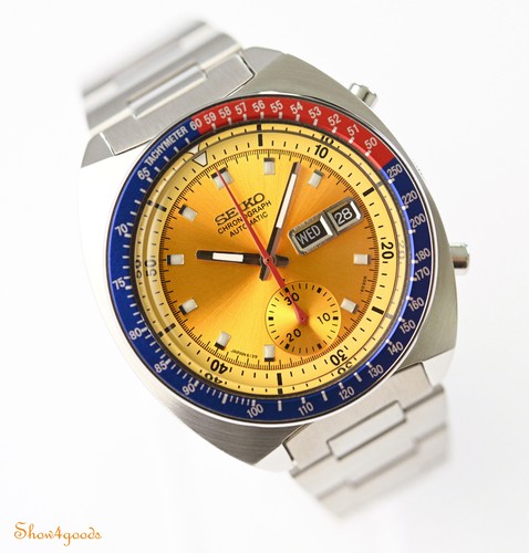 Seiko chronograph orange - chronograph, pogue