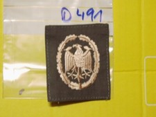 Bundeswehr Leistungsabzeichen bronze auf oliv 1Stück (d491)