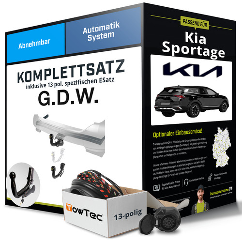 Anhängerkupplung abnehmbar