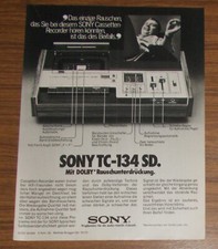 Seltene Werbung vintage SONY
