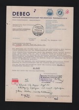 BERLIN, Brief 1951, DEBEG