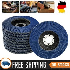 10 x Fächerscheiben 125mm Korn 40, 60, 80, 120 Stahl Metall Holz 115mm