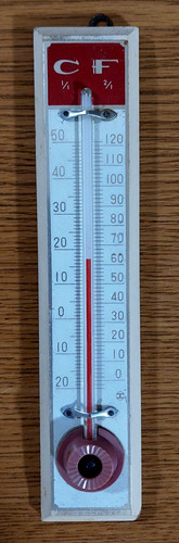 Sehr altes wandthermometer - sehr,