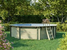 Massivholzpool Holzpool Pool