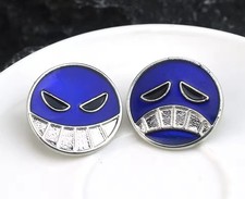 One Piece Ace Smiley Pin Brosche Anstecknadel für z.B. Rucksack Jeans Geschenk
