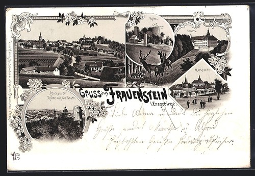 Lithographie frauenstein - lithographie, /