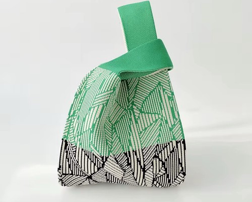 Gewebte handtasche - gewebte,