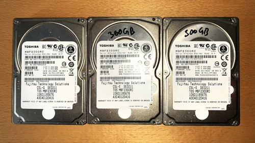 Stck toshiba fujitsu hdd - 3, stck.