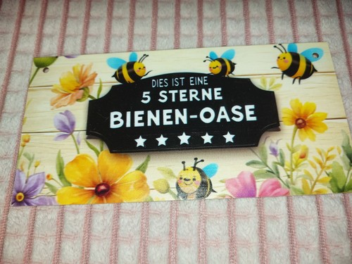Holzschild mit spruch 13x20cm - holzschild,