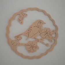 Deko, Laubsägearbeit, Ostern, Frühling, Fensterbild, Dekoration, Holz