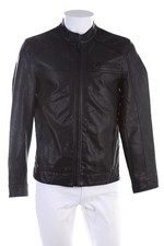 ONLY & SONS Kunstleder-Jacke M schwarz