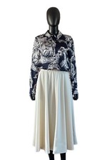 Stella Nova Bluse Maxwell in blau/weiß