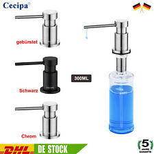 300ML Küche Seifenspender Einbau 360° drehbarer Pumpe Spülmittelspender für Spül