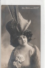 Foto AK Schöne Frau mit Hut Mode 1909 Berlin Reinickendorf