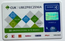Payback CUK Karte aus Polen,  gebraucht