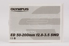 Bedienungsanleitung Zuiko Digital ED 50-200mm f2.8-3.5 SWD swd Anleitung