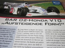 Formel 1 Archiv Autos 2000 Bar