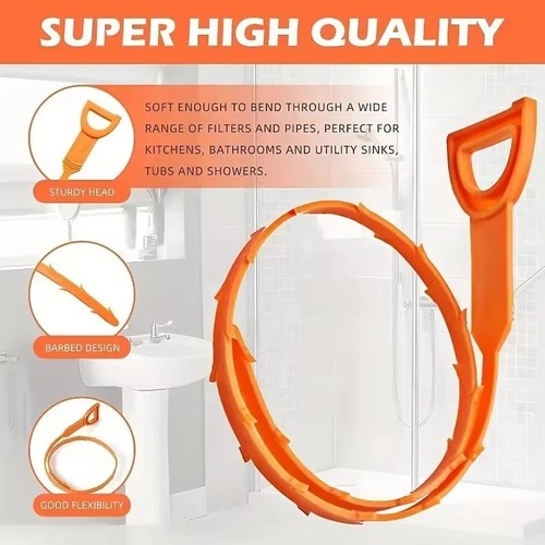 3pcs 50cm haar abflussreiniger - 3pcs,