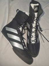 Tolle Adidas Boxschuhe  Boxerstiefel Boxer Stiefel Gr.45  Schwarz Neu