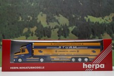 Herpa 1:87 145480 Scania 124 Sattelzug Transport Sturm in Ovp Nr.5207