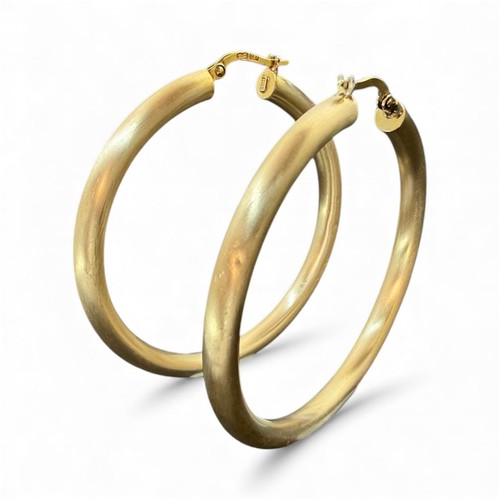 585 gold creolen - creolen, ohrringe