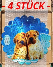 4x Windspiel Metall Ø25cm